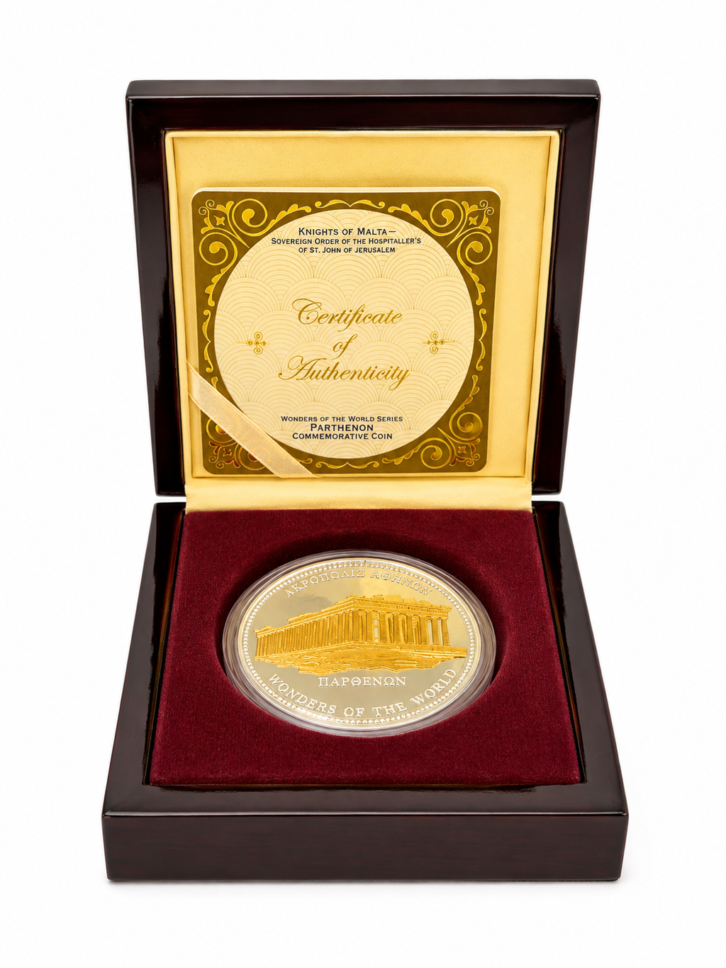 Parthenon 5 oz .9999 Silver Proof Coin – Wonders of the World Series