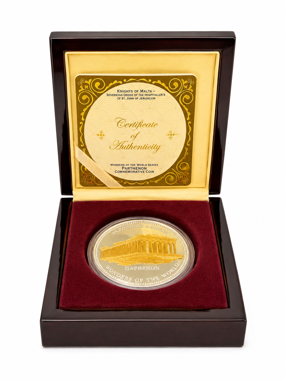 Parthenon 5 oz .9999 Silver Proof Coin – Wonders of the World Series