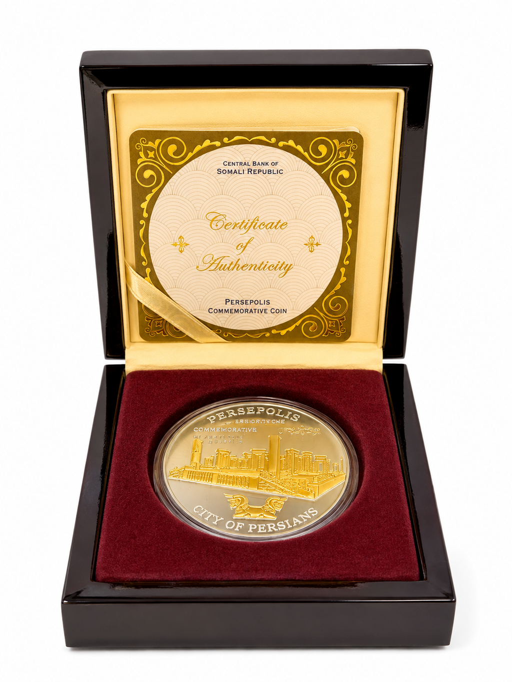 Persepolis – 2006 Somalia $100 5 oz Fine Silver Proof Coin