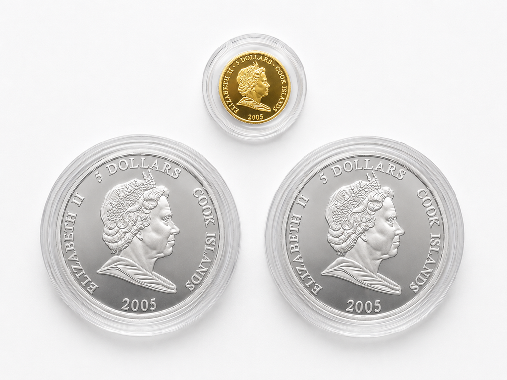 Ferrari Limited Edition 3-Coin Set – Gold & Silver Coins