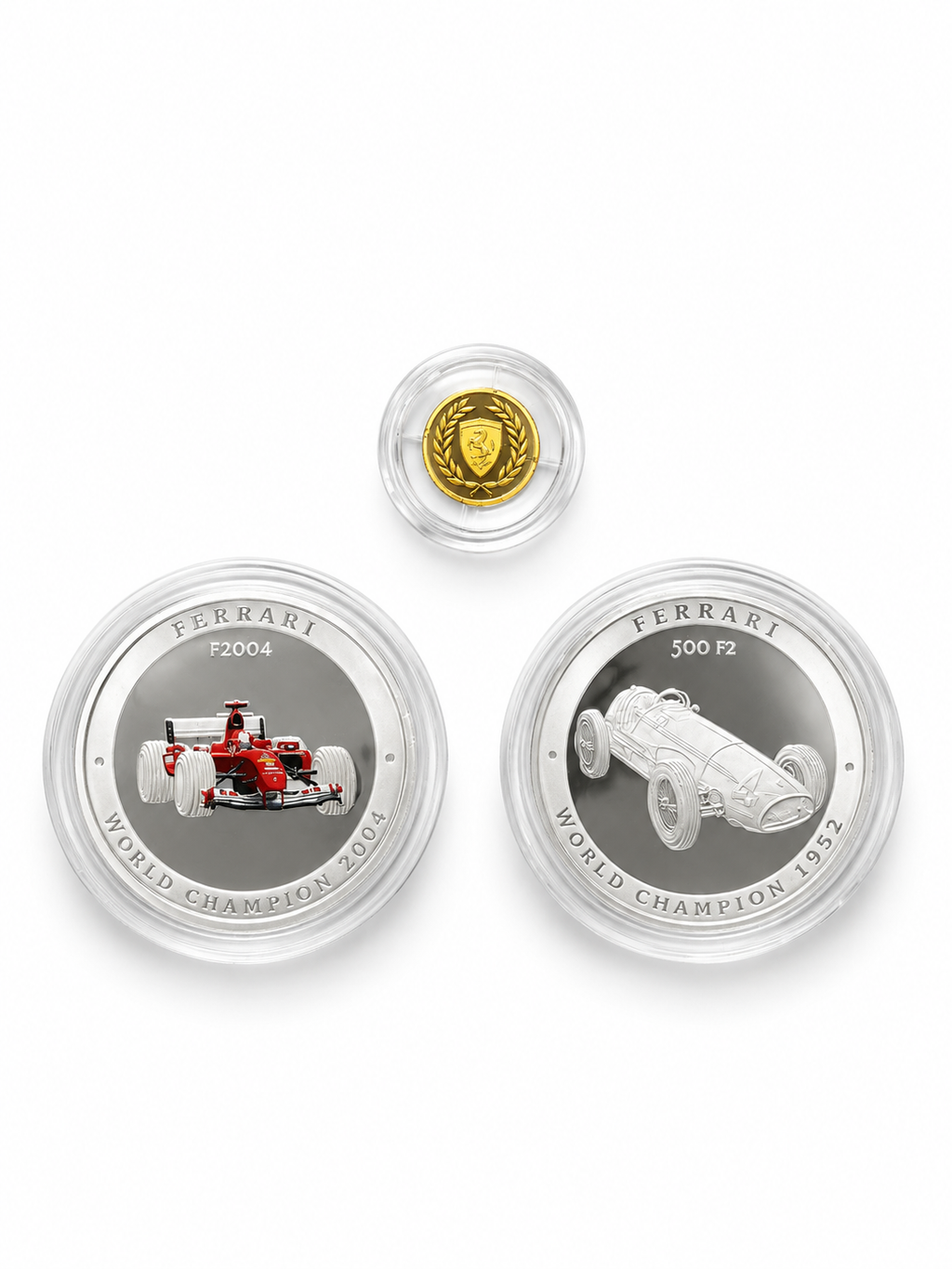 Ferrari Limited Edition 3-Coin Set – Gold & Silver Coins