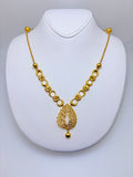 22k Pear Shape Necklace