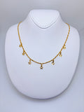 22k Star Necklace