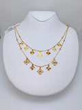 22k Clover Necklace