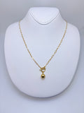 18k chain buckle ball