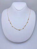 18k ball chain