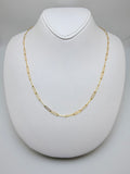 18k Paperclip chain