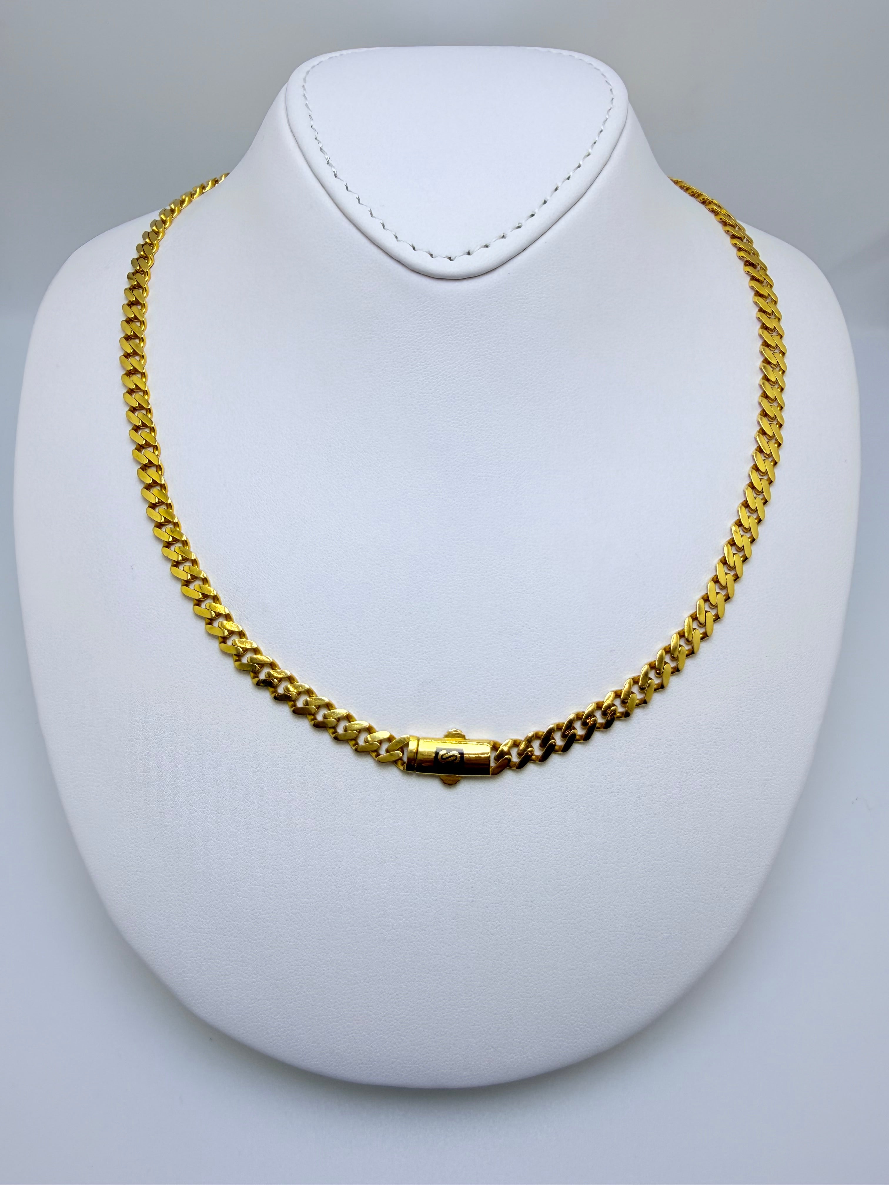22k Monaco Link Chain