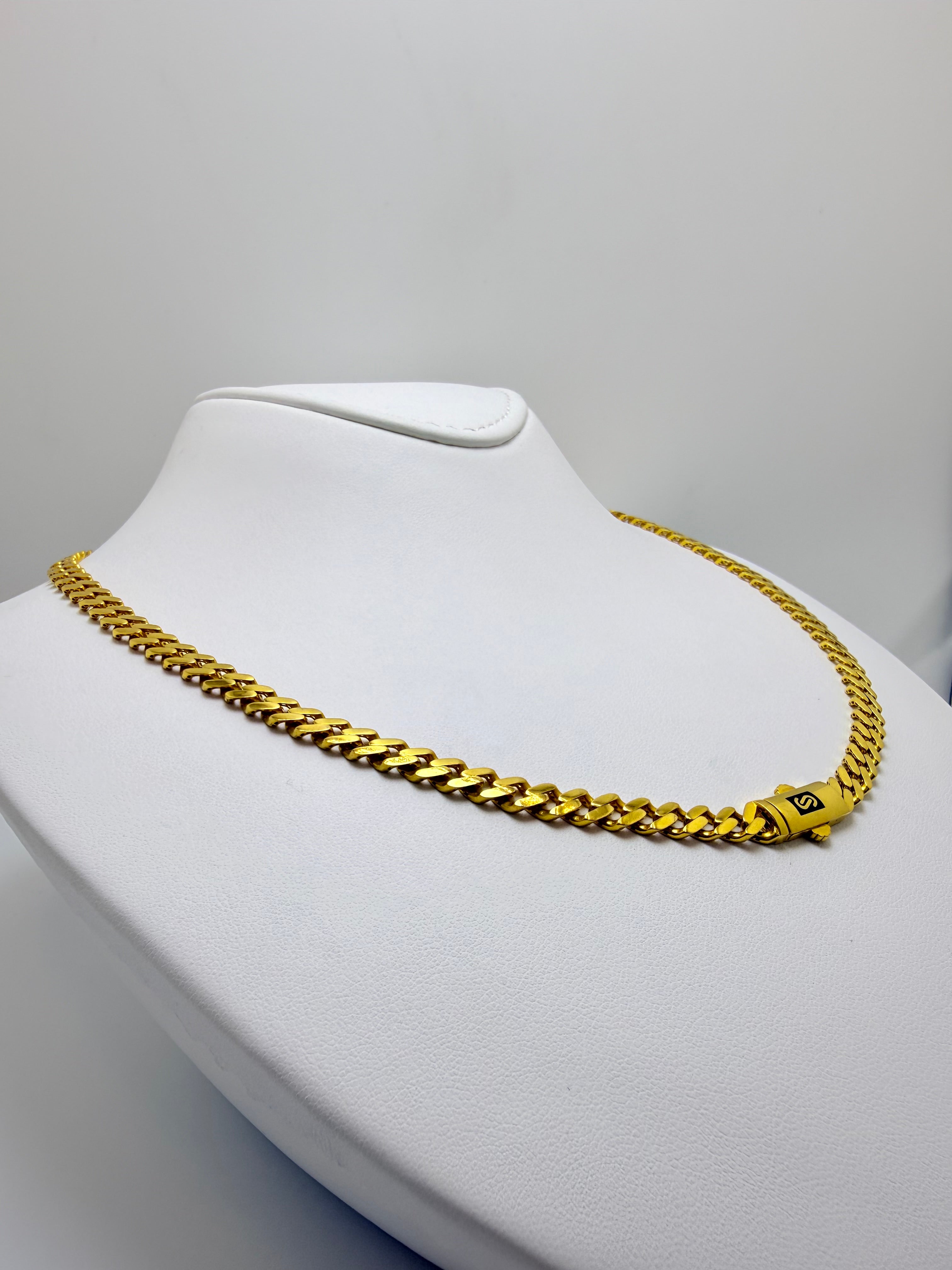 22k Monaco Link Chain
