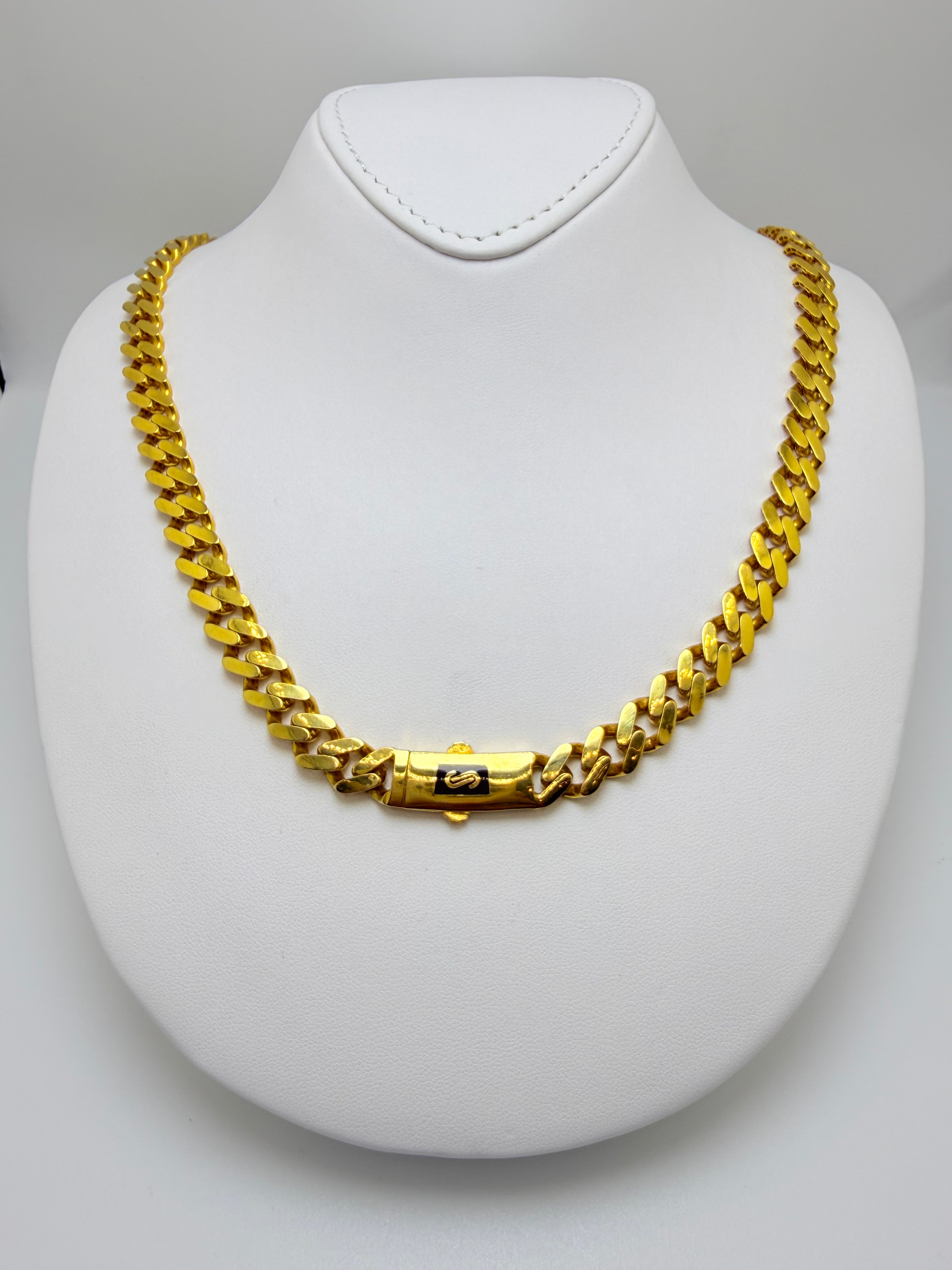 22k Monaco Link Chain