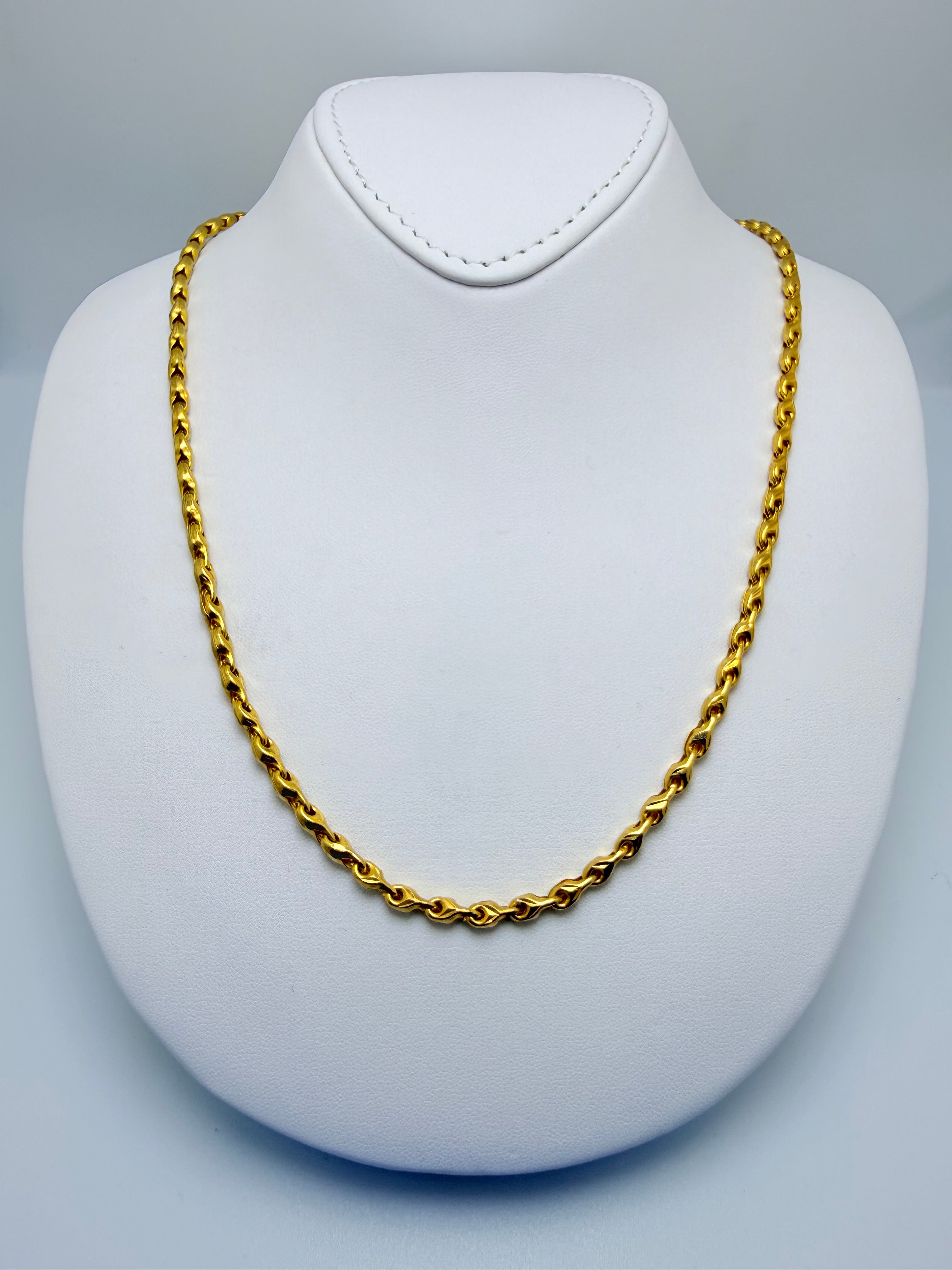 22k Lotus link chain