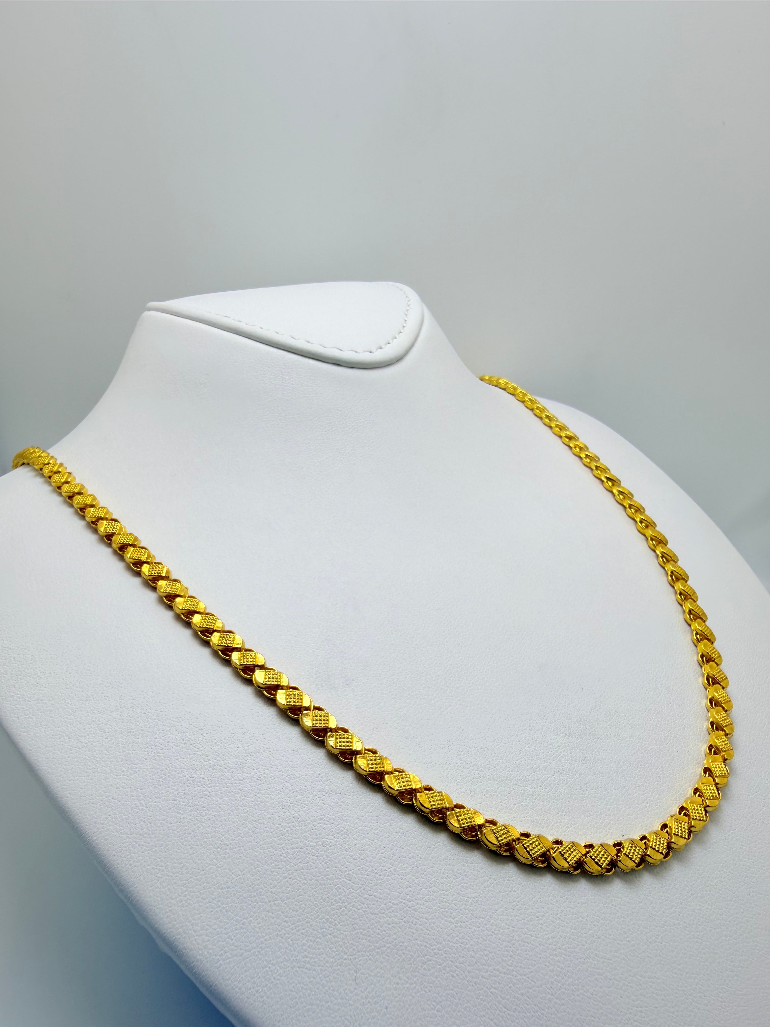 22k Damascus Chain