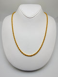 22k Rope Chain