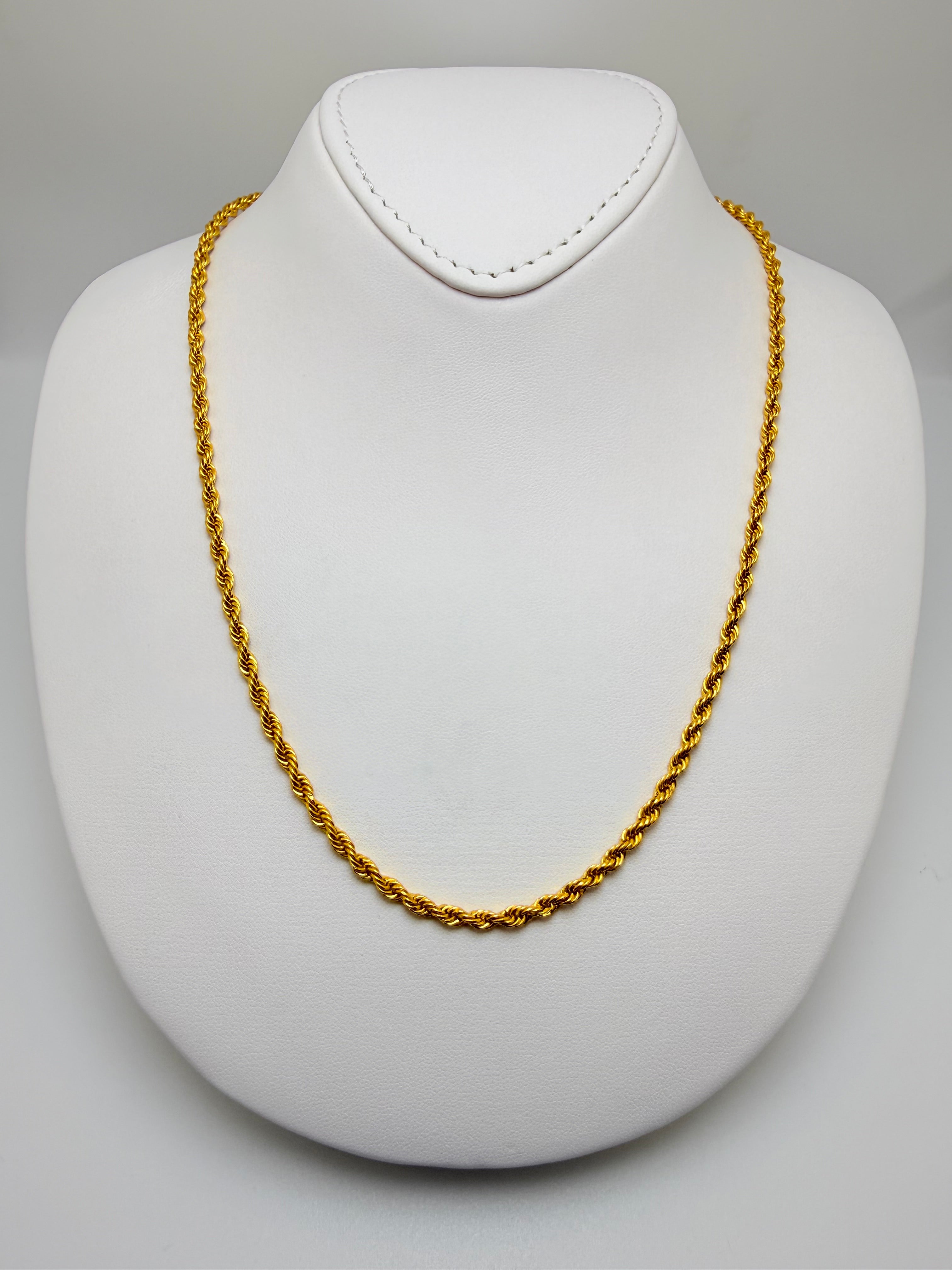 22k Rope Chain