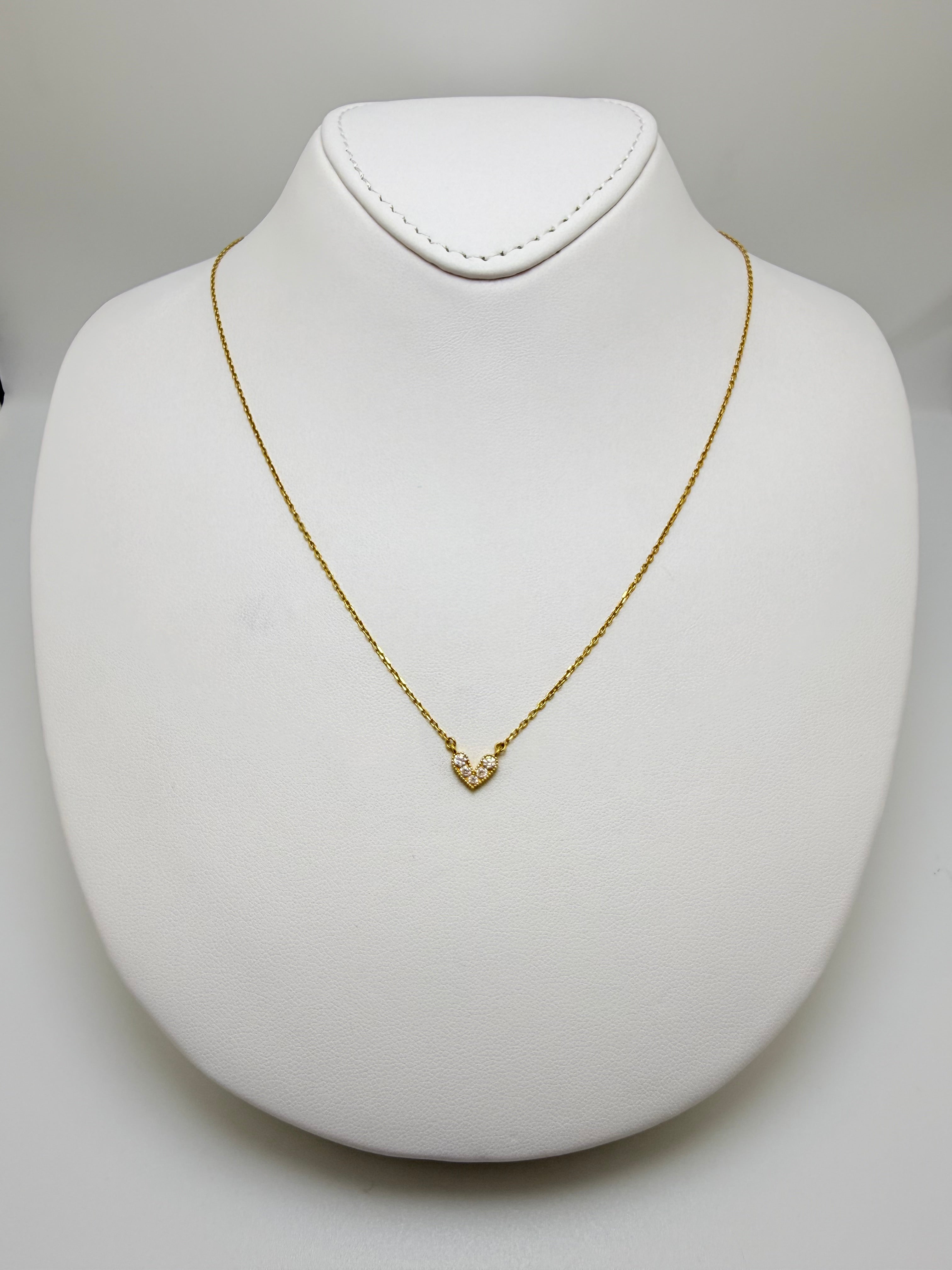 18k Heart Necklace