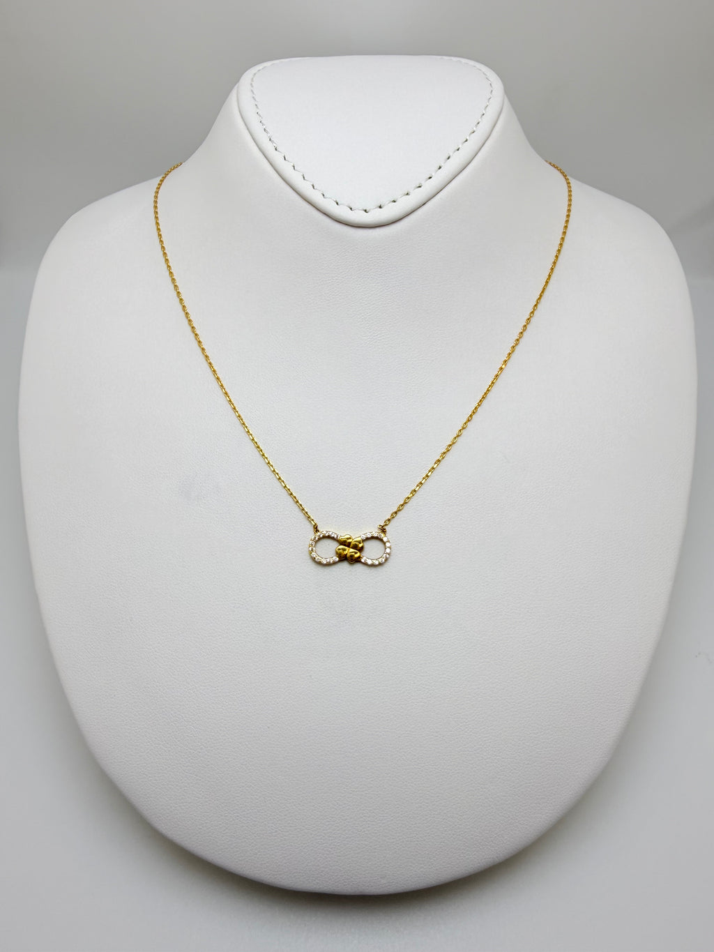 18k Infinity Necklace