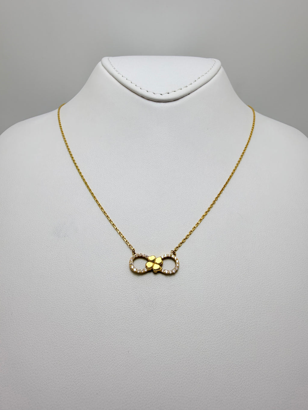 18k Infinity Necklace