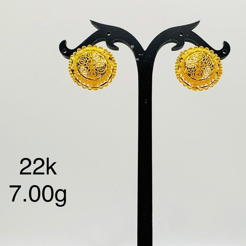 Hoop Earrings 22k 3
